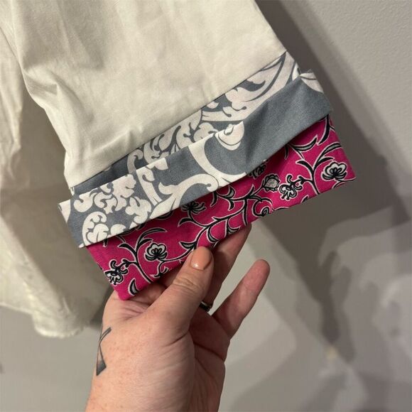 Pearly Vine Women's 2XL Paisley Button-Up Shirt Multicolor Long Sleeve - Picture 5 of 6